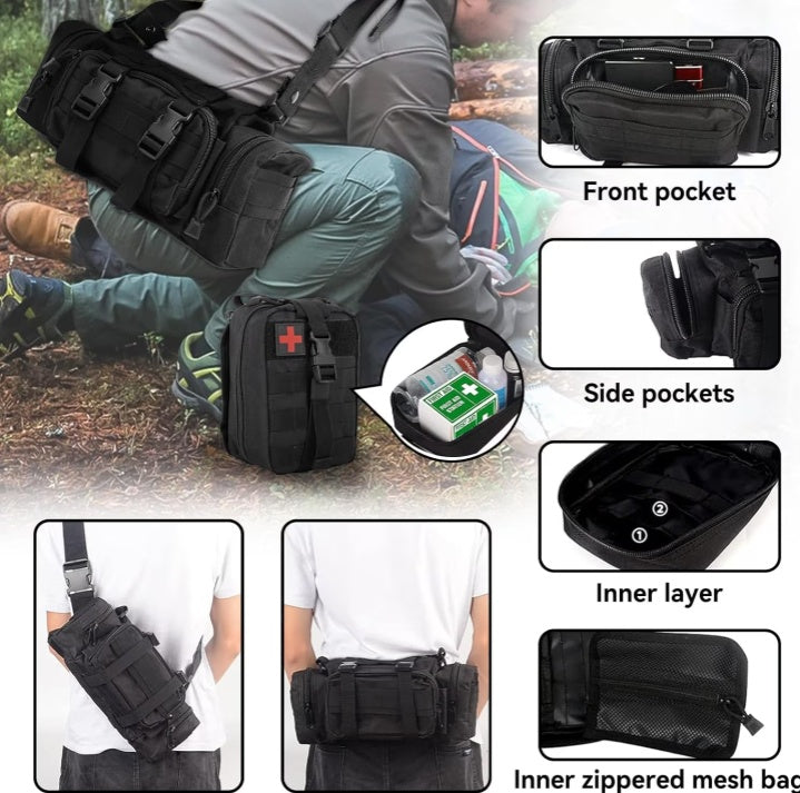 Tactical Car Seat Organizer –  for Emergency & Survival Gear