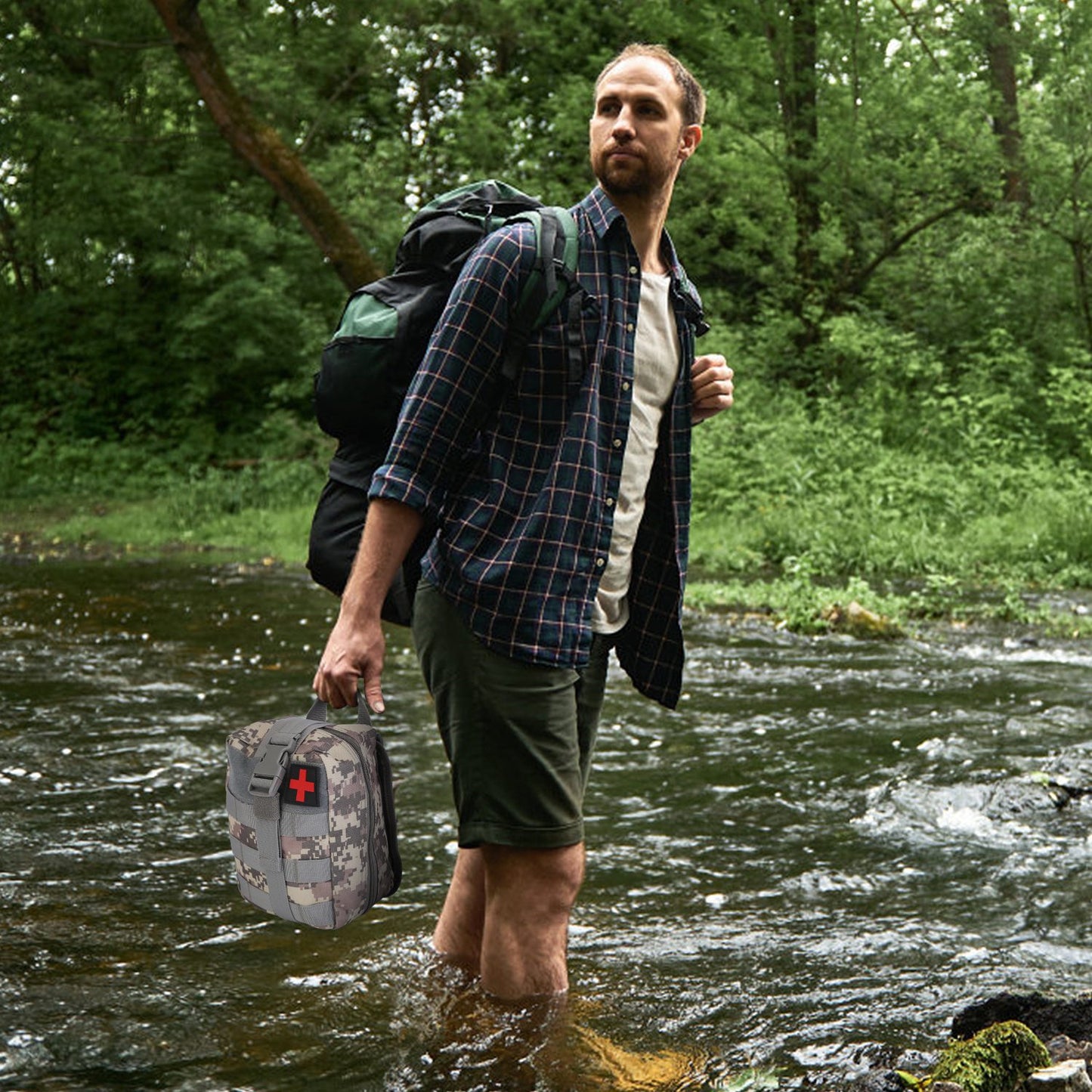 125-in-1 Ultimate Survival Kit with Tactical Bag & First Aid